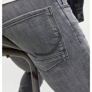 JACK & JONES Slim Straight  Grey Men's Jeans
